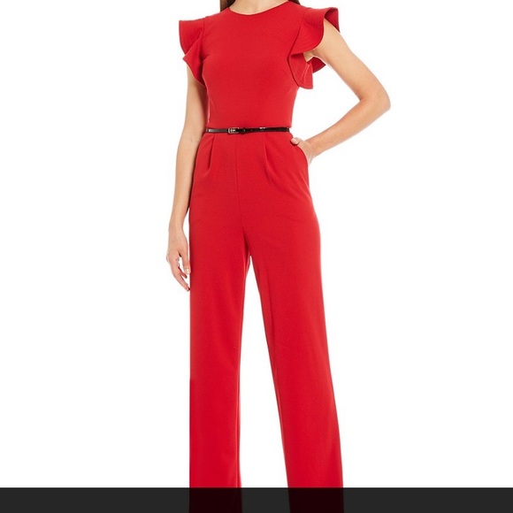 NWT CK Red Jumpsuit - Picture 4 of 4